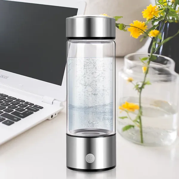 Bouteilles d'eau Santé Smart Hydrogène Verre Bouteille Tasse Machine Live Power Nano Haute Drinkware