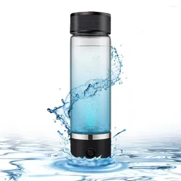 Botellas de agua Alta concentración Dispositivo de hidrógeno Generador de botellas portátiles para ejercicio de viaje Metabolismo de la salud de la piel