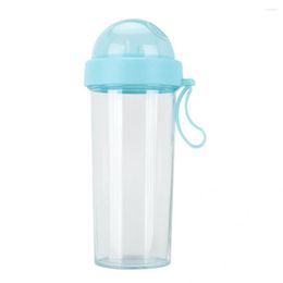 Botellas de agua, taza para beber para el hogar, resistente, de doble cara, doble paja, multifuncional