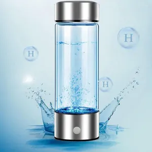 Water flessen waterstofgenerator alkalinemaker USB oplaadbare draagbare ionisator fles super antioxidan waterstofrijke beker