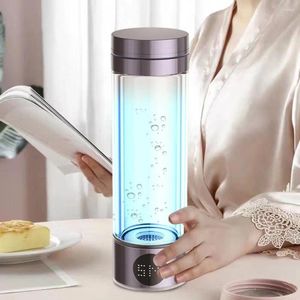 Bouteilles d'eau générateur d'hydrogène bouteille Rechargeable Super Portable pour les voyages au bureau à domicile 1600ppb