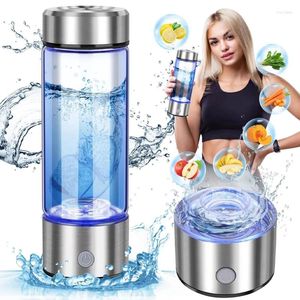 Water flessen waterstofrijke bekergenerator alkalinemaker oplaadbare ionisator fles super titanium filter antioxidant