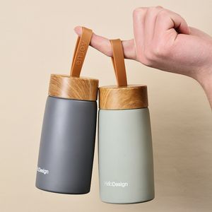 Waterflessen geïsoleerde koffiemok 304 roestvrijstalen tuimelaar water thermos vacuüm kolf mini water fles draagbare reismok thermische beker 230309