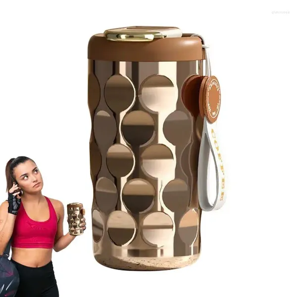 Botellas de agua Taza de café con aislamiento 410 ml Copa de acero inoxidable Chip inteligente para fiestas en casa Viajes Camping Car