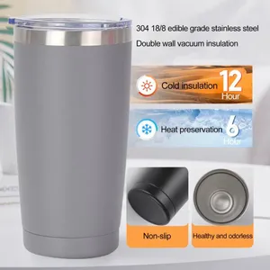 Bouteilles d'eau tasse isolée de longueur en acier inoxydable durable à l'épreuve de fuite de fuite pour la voiture