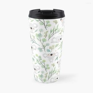 Waterflessen Koala en Eucalyptus Patroon Reiskoffiemok Thermisch glas tbv