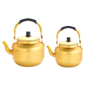 Botellas de agua Estilo coreano Amarillo Hervidor de aluminio Tetera Hogar Arroz Contenedor de vino Cocina Bar Suministros Utensilios de cocina respetuosos con el medio ambiente 231214