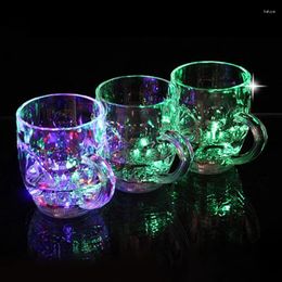 Waterflessen led luminous bier mok flash drinkbeker inductie flitsende wijnglas whiskyware bar club verjaardagsfeestje benodigdheden