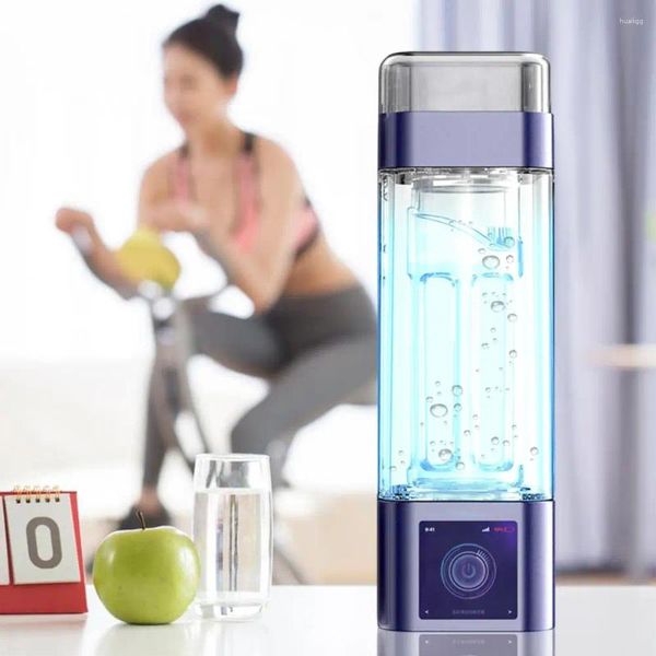 Bouteilles d'eau Bouteille d'hydrogène à longue durée de vie de la batterie Portable avec technologie d'électrolyse pour les exercices de voyage au bureau