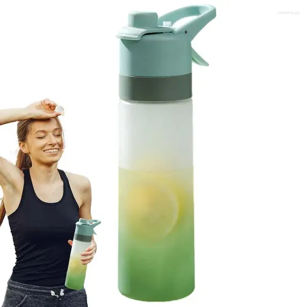 Botellas de agua, botella para beber, deportes con tapa, deporte al aire libre a prueba de fugas para gimnasio, correr y andar en bicicleta