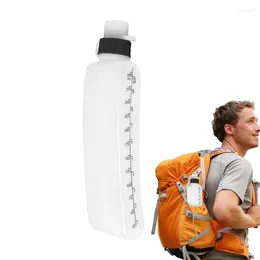 Waterflessen Buitenfles 330 ml plat Squeeze drinkstofvrij met deksel om gebogen te kamperen