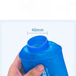 Bouteilles d'eau extérieure Transportable Kettle Running Sports Kettler pour sac souple pliable 500 ml hors route Camping Portable