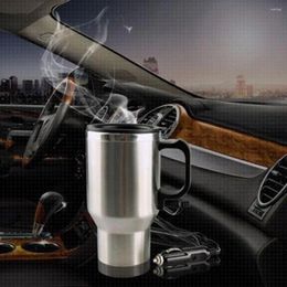 Bouteilles d'eau Portable pour voiture, tasse chauffante électrique, chauffage automatique intérieur, bouilloire 12V