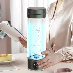 Bouteilles d'eau Générateur d'hydrogène portable Bouteille rechargeable Super 2000ppb Ioniseur pour le bureau à domicile rapide