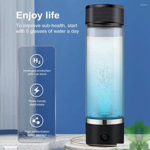 Botellas de agua Generador de botellas de ionizador de hidrógeno portátil para ejercicio de viaje Metabolismo rápido