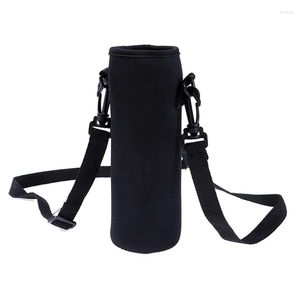 Porte-bouteille d'eau Portable pour Sports de plein air, couvercle de tasse isolé, sac de support, sangle de poche, bouilloire