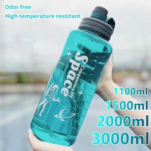 Bouteilles d'eau Voyage portable grande capacité bouteille de sport bpa bpa gratuit fuite shaker plastique drinkware tour gym adulte universel