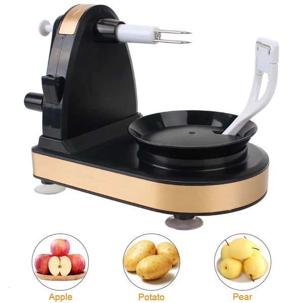 Bouteilles d'eau éplucheur de pommes de terre coupe-pomme trancheuse Machine à éplucher les fruits à manivelle multifonction cuisine Corer 231205