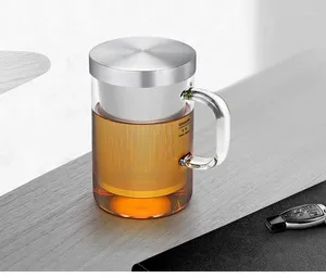 Bouteilles d'eau samadoyo verre thématofonctionnement multi-fonction tasse d'infuseur de thé à haute tasse borosilicate