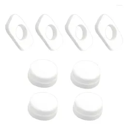 Bouchon anti-déversement en Silicone pour bouteilles d'eau, 8 pièces, bouchon de tasse anti-fuite, pas facile à casser, outil pour les voyages en Camping