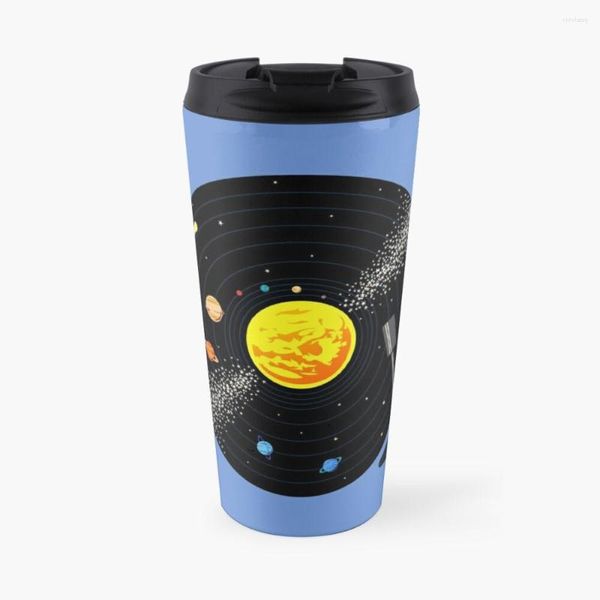 Bouteilles d'eau système solaire Record tasse à café de voyage tasse Vintage