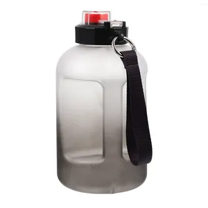 Bouteilles d'eau bouteille de sport énorme sport randonnée gallon sans balade de camping en paille grande pour le couvercle de la couverture