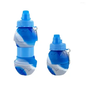 Waterflessen sport en reis draagbare fles combinatie combo inklapbare siliconen voor buiten
