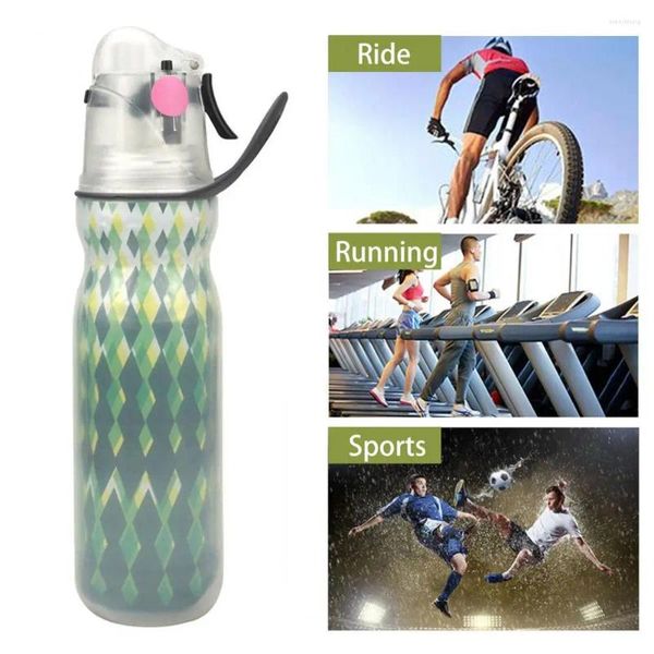 Bouteilles d'eau sportive Bottle Isulate Mist Spray avec capacité pour les hommes de pymatisation de voyage