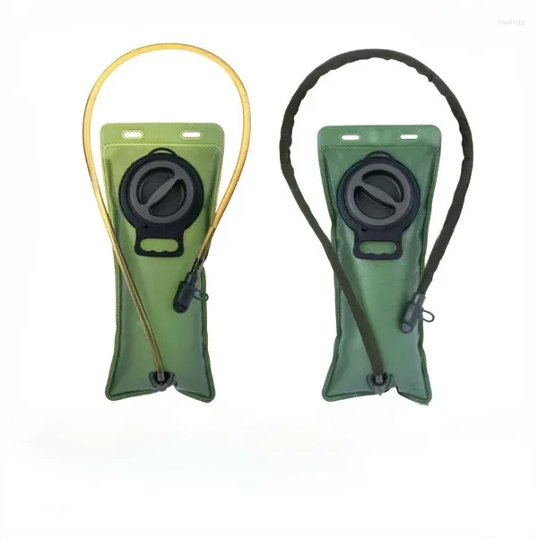 Bouteilles d'eau sport pliant kettle armygreen kettler pour tout-terrain pliant sac soft 3L courant en plein air camping portable
