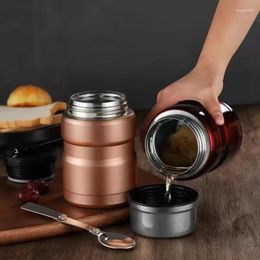 Waterflessen Roestvrij Staal Isolatie Lunchbox Soep Met Lepel Containers Thermo Mok Cup 500ML 750ML Thermosflessen Thermosbeker