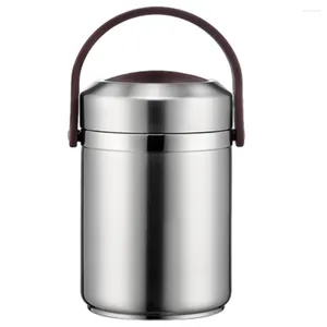 Waterflessen Thermos Lunchbox 3L Grote capaciteit Roestvrij staal Draagbaar Voedsel Soep Thermische container Thermosflessen Thermocup voor picknick