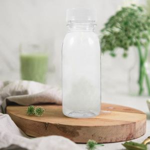 Bouteilles d'eau en plastique Transparent, stockage de lait, boisson, bouteille de printemps