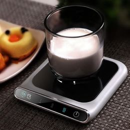 Botellas de agua USB Electrice calefactor con almohadilla de café Taza de té Bandeja de calentador Autopenteado Auto para el regalo de la idea del hogar 245i