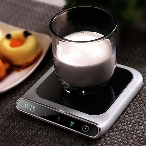 Bouteilles d'eau USB chauffage électrique tasse Pad café thé tasse plus chaude plateau chauffant mise hors tension automatique pour la maison idée cadeau 2640