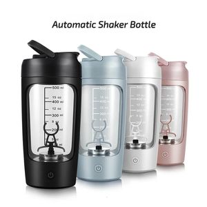 Botellas de agua Botella de coctelera de proteína eléctrica USB Taza de licuadora recargable portátil de 1200 mAh Tazas de mezcla multiusos de 650 ml para entrenamiento físico 231122