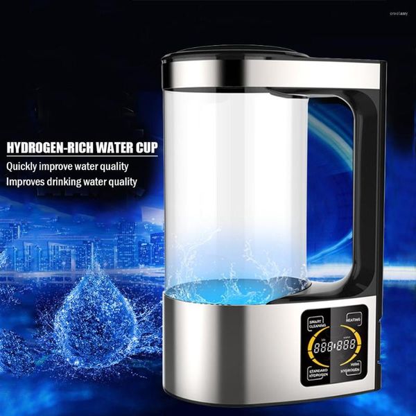 Bouteilles d'eau V8 ioniseur d'hydrogène Machine 2L grande capacité riche fabricant Portable tasse de soins de santé Anti-âge pour un usage familial