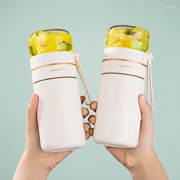 Bouteilles d'eau flacon à vide tasse créative tasse à thé à bulles Double verre articles ménagers bouteille ustensiles à boire
