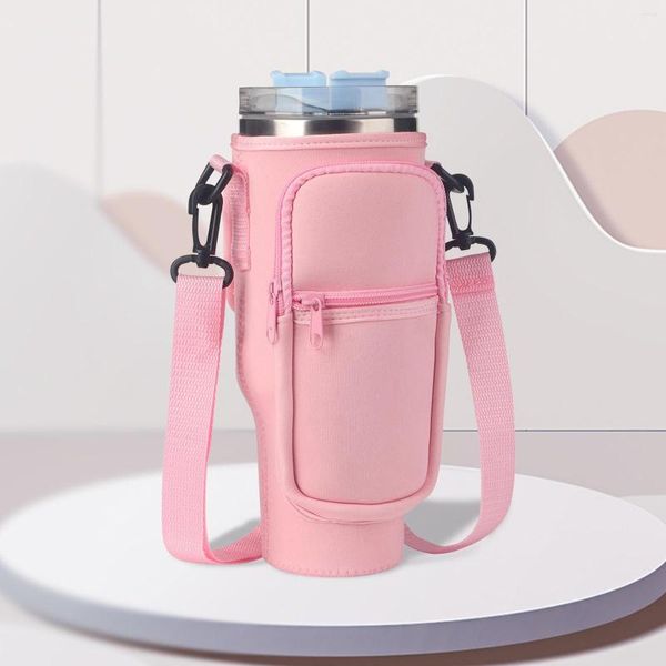 Bouteilles d'eau tasses à café Vintage pour femmes ensemble de tasses de paille thermique matériel de plongée de sport 40oz poignée fille vous choses dures tasse