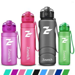 Waterflessen ZOUNICH Hoge kwaliteit Outdoor Sport Draagbare Lekvrije Shakers Tritan Drinkware BPA-vrij