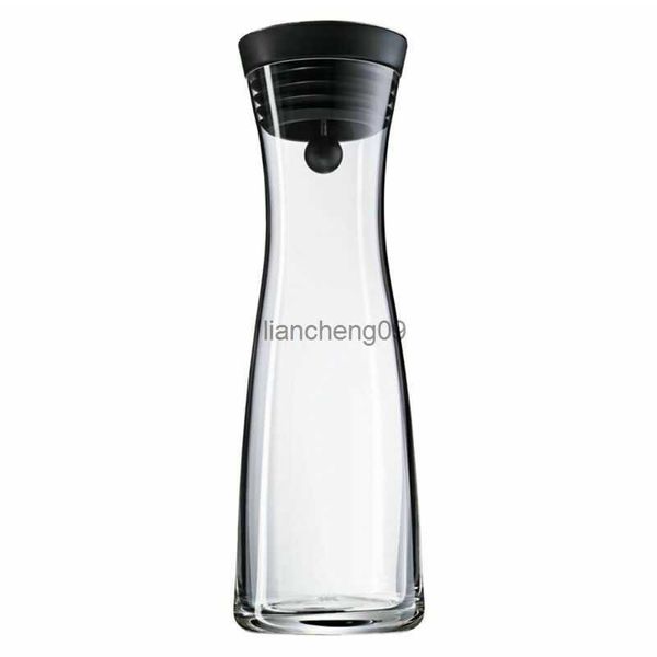 Jarra de agua Botella de vidrio de borosilicato alto de 1.8L Jarra de cierre de tapa basculante básica L230620