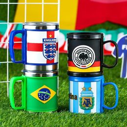 Water Cups Mokken voetbalvoetbal rond Mugs National Team Souvenirs Fans Small Gifts Event Prijzen