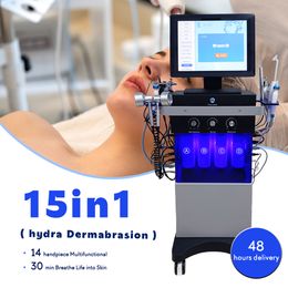 Dermabrasion à eau Hydra Hydra Face Care Crystal Dermabrasion Dermabrasion Machine Hydrafacial Skin Rajeunnation Equipment Spa Utilisation