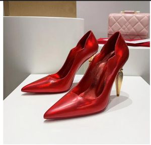 Eau diamant cône talon pompes chaussures satin courbe pointu toe talon haut pour femmes concepteurs de luxe chaussures robes de soirée