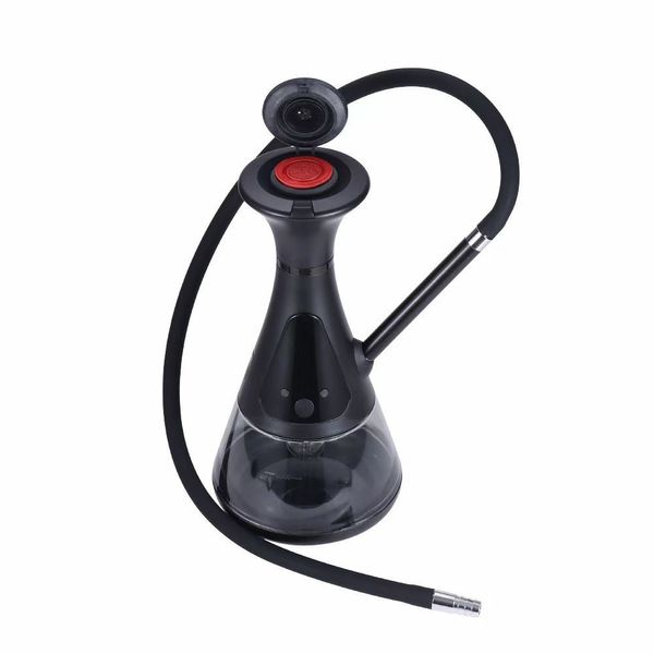 Agua Electrónica Hookah Bong Pipa de tabaco Quemado en seco Aleación de zinc Pipas para fumar Varilla Control de temperatura multifuncional Heno Evaporativo Envío gratis