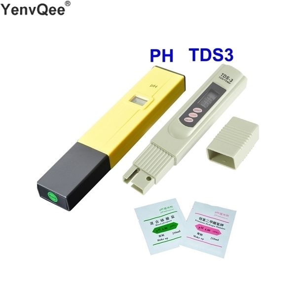 filtre à eau PH Mètre Testeur numérique Qualité de l'eau Pureté TDS Test de dispositif électrolytique PH009 IA 0.014.0pH rium Y200917