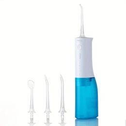 Irrigador dental - Limpieza dental inalámbrica con 7 soluciones, 4 boquillas, resistente al agua IPX7, recargable para viajes y uso doméstico - W3 Pro