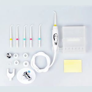Hydropulseur pour dents, irrigateur dentaire blanchissant avec buses à Jet, Kit de brosse de blanchiment des dents à la maison et en voyage