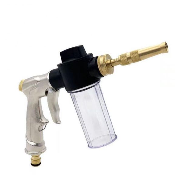 Pistolet à eau neige mousse Lance réglable maison Portable haute pression pour nettoyer la Machine de lavage de voiture arrosage de jardin galvanoplastie mousseur GunWa