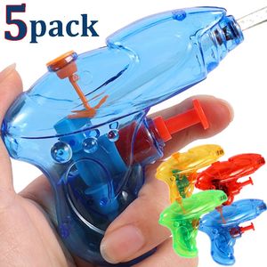 Pistolets à eau pour enfants enfants toys mini gicler transparent pistolet d'eau garçons filles pulvérisation jeu jeu plage blaster watergun cadeaux 240514