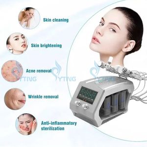 Machine de microdermabrasion à l'eau hydrofaciale H2O2 Aqua Peeling 7 en 1 Hydra Dermabrasion Dissolvant de points noirs Oxygène Jet Peel RF Lifting